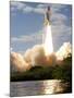 Space Shuttle Atlantis Lifts Off from its Launch Pad at Kennedy Space Center, Florida-null-Mounted Photographic Print