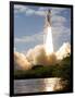 Space Shuttle Atlantis Lifts Off from its Launch Pad at Kennedy Space Center, Florida-null-Framed Photographic Print