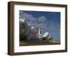 Space Shuttle Atlantis Lifts Off from its Launch Pad at Kennedy Space Center, Florida-null-Framed Photographic Print