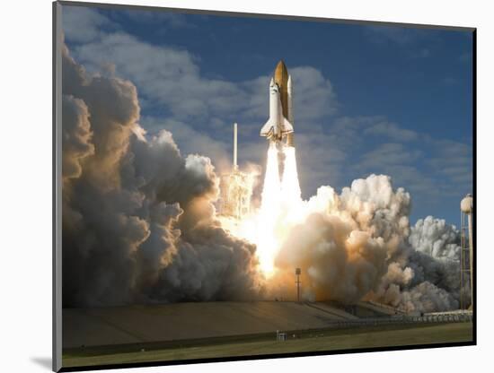 Space Shuttle Atlantis Lifts Off from its Launch Pad at Kennedy Space Center, Florida-null-Mounted Photographic Print