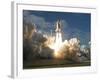 Space Shuttle Atlantis Lifts Off from its Launch Pad at Kennedy Space Center, Florida-null-Framed Photographic Print