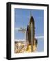 Space Shuttle Atlantis Lifts Off from its Launch Pad at Kennedy Space Center, Florida-null-Framed Photographic Print