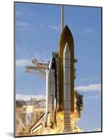 Space Shuttle Atlantis Lifts Off from its Launch Pad at Kennedy Space Center, Florida-null-Mounted Photographic Print