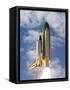 Space Shuttle Atlantis Lifts Off from its Launch Pad at Kennedy Space Center, Florida-null-Framed Stretched Canvas