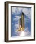 Space Shuttle Atlantis Lifts Off from its Launch Pad at Kennedy Space Center, Florida-null-Framed Premium Photographic Print