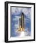 Space Shuttle Atlantis Lifts Off from its Launch Pad at Kennedy Space Center, Florida-null-Framed Photographic Print