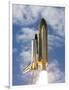 Space Shuttle Atlantis Lifts Off from its Launch Pad at Kennedy Space Center, Florida-null-Framed Photographic Print