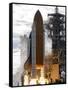 Space Shuttle Atlantis Lifts Off from its Launch Pad at Kennedy Space Center, Florida-null-Framed Stretched Canvas