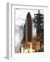 Space Shuttle Atlantis Lifts Off from its Launch Pad at Kennedy Space Center, Florida-null-Framed Photographic Print