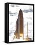 Space Shuttle Atlantis Lifts Off from its Launch Pad at Kennedy Space Center, Florida-null-Framed Stretched Canvas