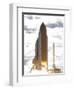 Space Shuttle Atlantis Lifts Off from its Launch Pad at Kennedy Space Center, Florida-null-Framed Photographic Print