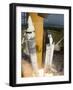 Space Shuttle Atlantis Lifts Off from its Launch Pad at Kennedy Space Center, Florida-null-Framed Photographic Print