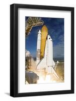 Space Shuttle Atlantis Lifts Off from its Launch Pad at Kennedy Space Center, Florida-null-Framed Photographic Print