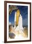 Space Shuttle Atlantis Lifts Off from its Launch Pad at Kennedy Space Center, Florida-null-Framed Photographic Print