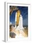 Space Shuttle Atlantis Lifts Off from its Launch Pad at Kennedy Space Center, Florida-null-Framed Premium Photographic Print