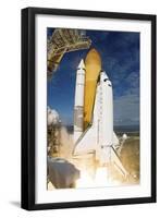 Space Shuttle Atlantis Lifts Off from its Launch Pad at Kennedy Space Center, Florida-null-Framed Photographic Print