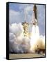 Space Shuttle Atlantis Lifts Off from its Launch Pad-null-Framed Stretched Canvas