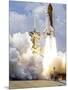 Space Shuttle Atlantis Lifts Off from its Launch Pad-null-Mounted Photographic Print