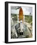 Space Shuttle Atlantis on the Launch Pad at Kennedy Space Center, Florida-Stocktrek Images-Framed Premium Photographic Print