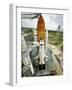 Space Shuttle Atlantis on the Launch Pad at Kennedy Space Center, Florida-Stocktrek Images-Framed Premium Photographic Print