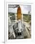 Space Shuttle Atlantis on the Launch Pad at Kennedy Space Center, Florida-Stocktrek Images-Framed Photographic Print