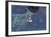 Space Shuttle Atlantis over the Bahamas-null-Framed Photographic Print