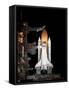 Space Shuttle Atlantis Sits Ready on its Launch Pad at Kennedy Space Center, Florida-null-Framed Stretched Canvas