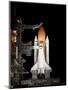 Space Shuttle Atlantis Sits Ready on its Launch Pad at Kennedy Space Center, Florida-null-Mounted Photographic Print