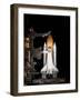 Space Shuttle Atlantis Sits Ready on its Launch Pad at Kennedy Space Center, Florida-null-Framed Photographic Print