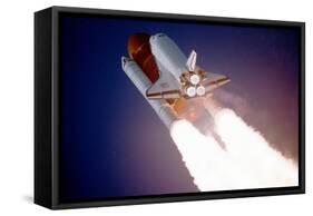 Space Shuttle Atlantis Takes Flight on its Sts-27 Mission on December 2, 1988, 9:30 A.M. EST-null-Framed Stretched Canvas