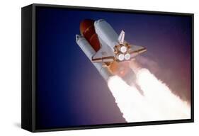 Space Shuttle Atlantis Takes Flight on its Sts-27 Mission on December 2, 1988, 9:30 A.M. EST-null-Framed Stretched Canvas