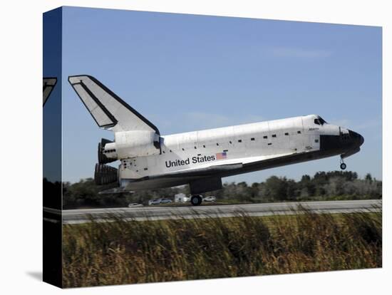 Space Shuttle Atlantis Touches Down at Kennedy Space Center, Florida-null-Stretched Canvas