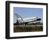 Space Shuttle Atlantis Touches Down at Kennedy Space Center, Florida-null-Framed Photographic Print