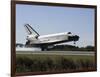 Space Shuttle Atlantis Touches Down at Kennedy Space Center, Florida-null-Framed Photographic Print