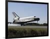 Space Shuttle Atlantis Touches Down at Kennedy Space Center, Florida-null-Framed Photographic Print