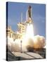 Space Shuttle Atlantis' Twin Solid Rocket Boosters Propel-Stocktrek Images-Stretched Canvas