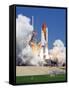 Space Shuttle Atlantis-Stocktrek Images-Framed Stretched Canvas