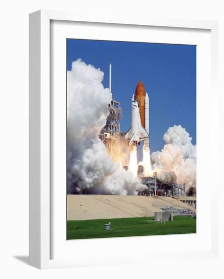 Space Shuttle Atlantis-Stocktrek Images-Framed Photographic Print