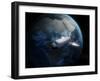 Space Shuttle Backdropped Against Earth-Stocktrek Images-Framed Photographic Print