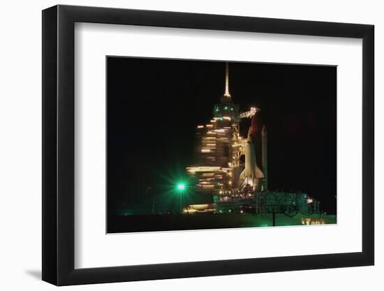 Space Shuttle Being Launched-Bill Mitchell-Framed Photographic Print