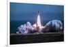 Space Shuttle Challenger Blasting off into Sky-Bill Mitchell-Framed Photographic Print