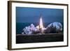 Space Shuttle Challenger Blasting off into Sky-Bill Mitchell-Framed Photographic Print