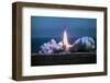 Space Shuttle Challenger Blasting off into Sky-Bill Mitchell-Framed Photographic Print