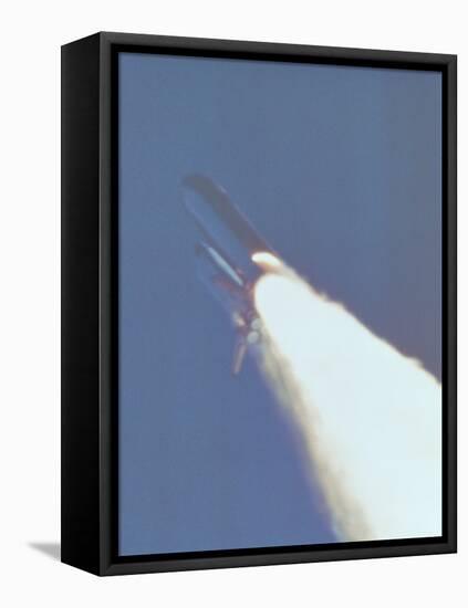 Space Shuttle Challenger Disaster-null-Framed Stretched Canvas