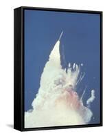 Space Shuttle Challenger Disaster-null-Framed Stretched Canvas