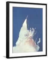 Space Shuttle Challenger Disaster-null-Framed Photo