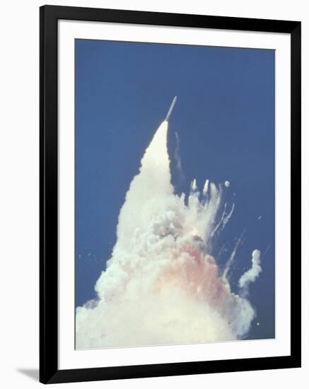 Space Shuttle Challenger Disaster-null-Framed Photo