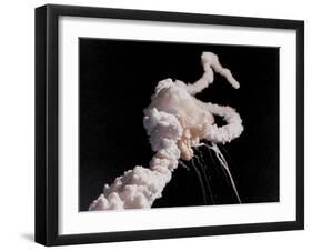 Space Shuttle Challenger Disaster-null-Framed Photo