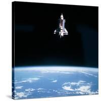 Space Shuttle Challenger During Mission STS-7-null-Stretched Canvas