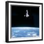 Space Shuttle Challenger During Mission STS-7-null-Framed Premium Photographic Print